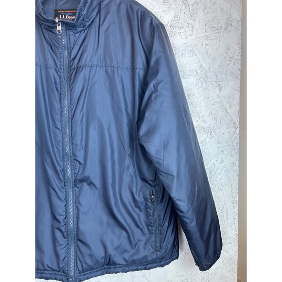 L.L. Bean Outdoor Outfitter Jacket Men's Size L Navy Blue Full Zip Insulated - Picture 11 of 13